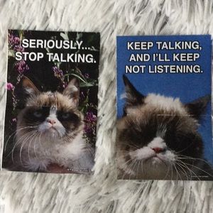 Grumpy Cat stickers in series of  GCS3 2 stickers